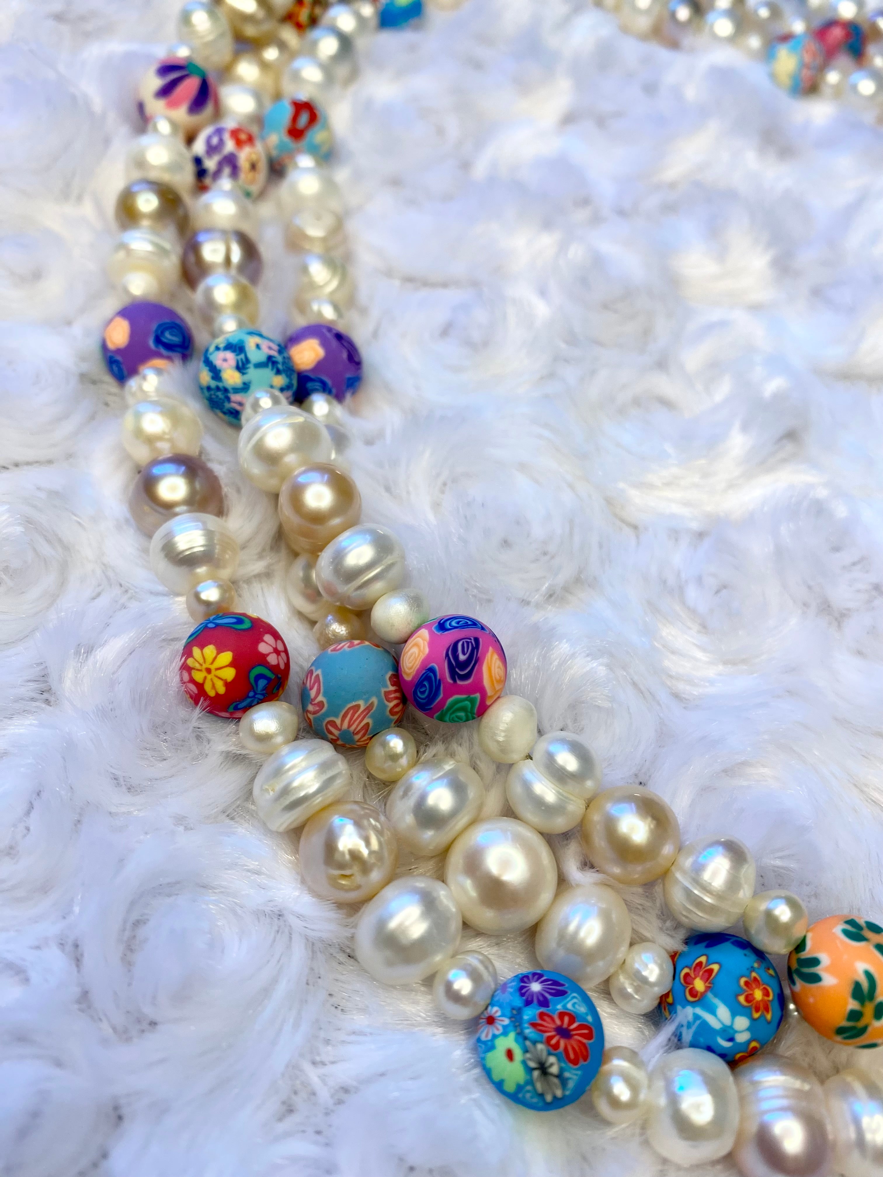 Flower Power Pearl Necklace